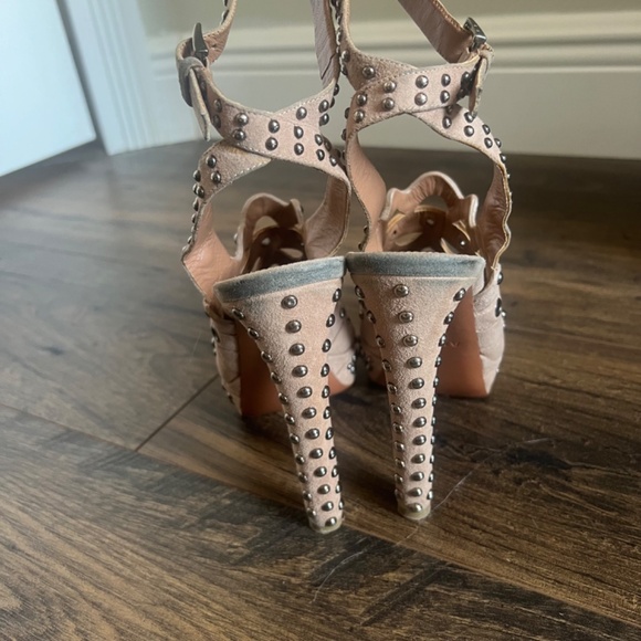 Alaïa Suede Studded Accent Sandals - Sz 36 - Picture 5 of 8